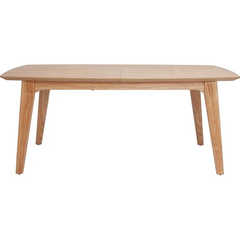 Tavolo da pranzo scandinavo allungabile impiallacciatura rovere L180-230 cm FIFTIES (1/4)