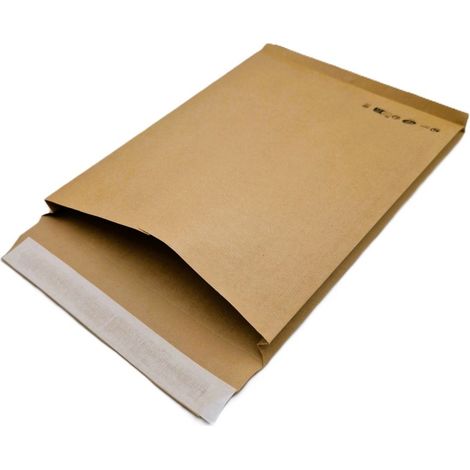 Lot de 10 Pochettes à soufflets 30 mm 26 : 275 x 365 mm Kraft 120 gr (1/2)