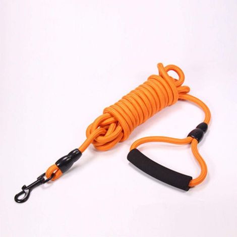 Laisse de Dressage pour Chien 5 M ,Longe pour Chien Laisse Longue pour Chien Avec Poignée en Mousse pour Petits Chiens de Taille Moyenne et Grande Natation , En cours ,Camping (1/5)