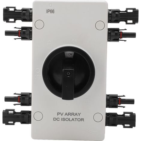 Interrupteur de coupure solaire PV IP66 étanche DC 1000V 32A pour système électrique (1/5)