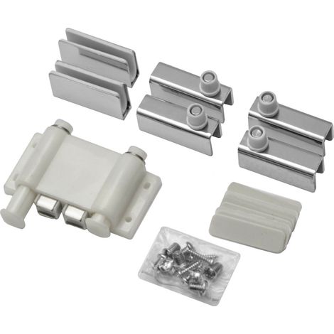 Druckmagnetschnäpper SET Glastür Schrank Scharnier Magnetschnapper Schnäpper (1/2)