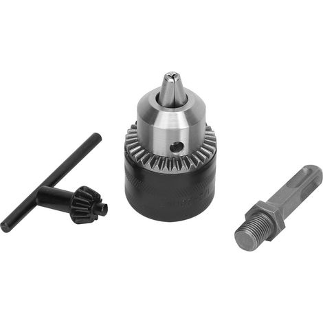 Mandrin De Perceuse À Clé 1.5-13mm - Filetage 1/2-20unf - Adaptateur Queue Carrée Pour Marteau-Piqueur - Conversion Foret Métal (1/5)