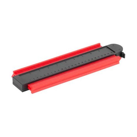 Schablone zum Umzeichnen von Formen Strend Pro DG680, 250x101 mm, mit Mustersperre und Magnet