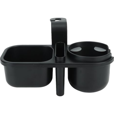 Organisateur de Siège Auto 3 en 1 avec Porte-Gobelet et Support Téléphone pour Siège Arrière, Noir (1/5)