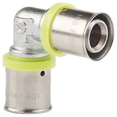 Arco 8730 Gomito in Ottone Nichelato 18 mm Resistente alla Corrosione (1/2)