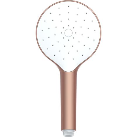 WENKO Duschkopf Automatic Cleaning Rosé, Ø 12 cm , Kunststoff (ABS) rosa weiß (1/5)