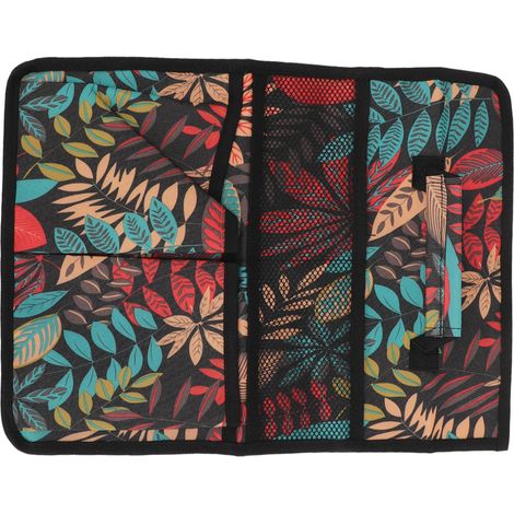 Aufbewahrungstasche für Gartengeräte aus 600D Oxford-Gewebe, faltbar und tragbar, mit mehreren Taschen, ideal für den Einsatz im Freien, z. B. in Gärten und bei der Gartenarbeit. (1/4)