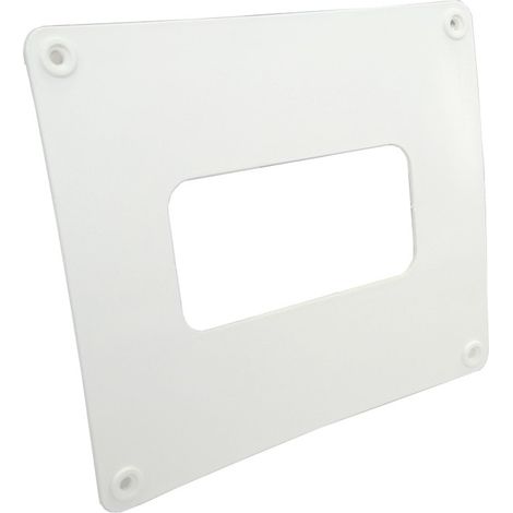 Cornice terminale 55x110mm bianco per cappe (1/3)