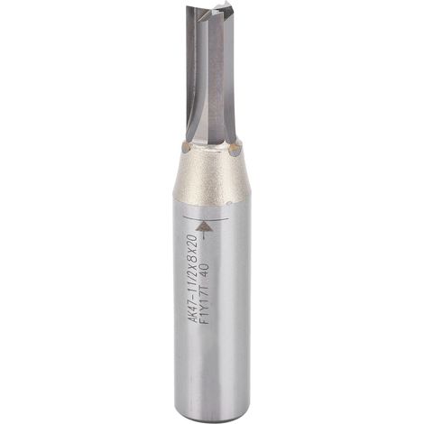 Fraise CNC 3 tailles queue droite 1/2 mèche cylindrique à rainurer pour bois (1/5)