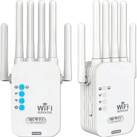 WLAN-Signalverstärker-Repeater mit hoher Leistung (300 Mbit/s) – 6 x Koanni-Antennen (1/4)