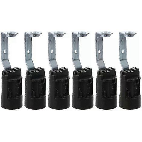 Douille pour candélabre, lot de 6 douilles à vis pour ampoules de rechange (1/5)