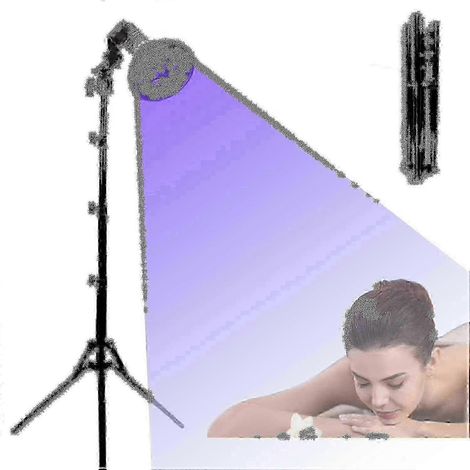 Heimbräunungslampe, Leuchtstofflampe, Körper- und Gesichtsbräuner, 54 W, Selbstbräunungsgerät für das Gesicht, Ausrüstung Suita (1/5)