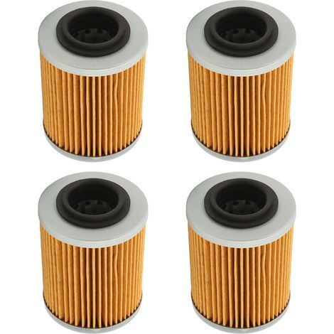 Ölfilter-Ersatz 420256188 KN152 HF152, 4 Stück, für CAN-AM 330 400 450 500 2003-2017