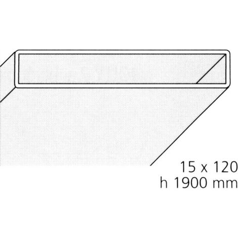 Profilo Rettangolare 15x120 Bianco