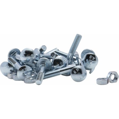 Boulon zingué TRCC Viswood Ø8x60mm (lot de 20 boulons)