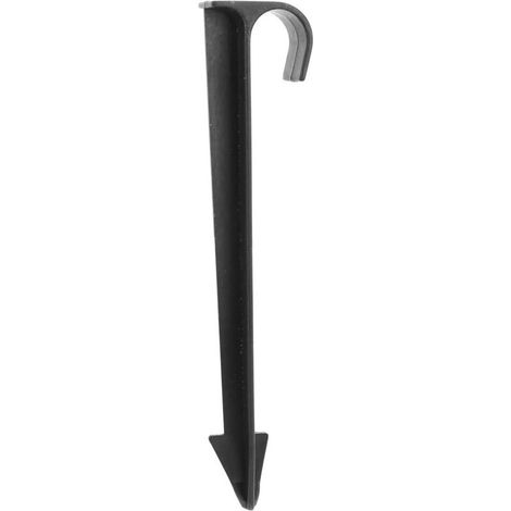 100 piquets de sol en plastique pour jardin, supports de fixation à insérer dans le sol pour système d'irrigation (tuyau PE de 16 mm)-AquaForge (1/5)