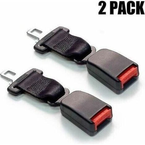 2-pack Seat Belt Extender - Car Seat Belt Buckle - 23CM