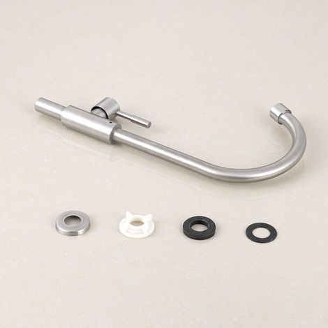 Robinet de cuisine froide simple en acier inoxydable lavabo évier de buanderie évier purificateur d'eau robinet (1/3)