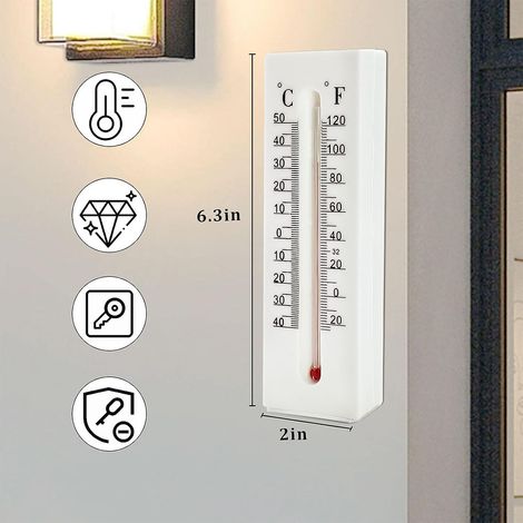 Set aus 2 Thermometer-Hygrometern, versteckt in einem Schlüsseltresor (1/4)