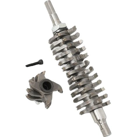Disco para amoladora de hormigón, material de acero aleado, 24 cuchillas, longitud de corte de 12 cm, nivelación de paredes eficiente, compatibilidad con superficies versátiles. (1/5)