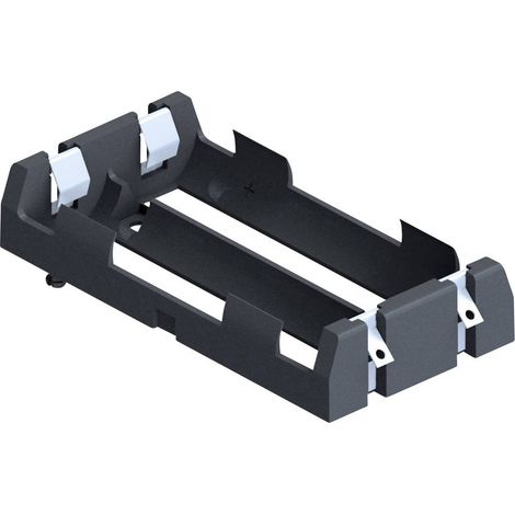 Support de pile 2x 18650 Keystone Electronics 1047 raccordement à souder (L x l x H) 77 x 40 x 15 mm (1/2)