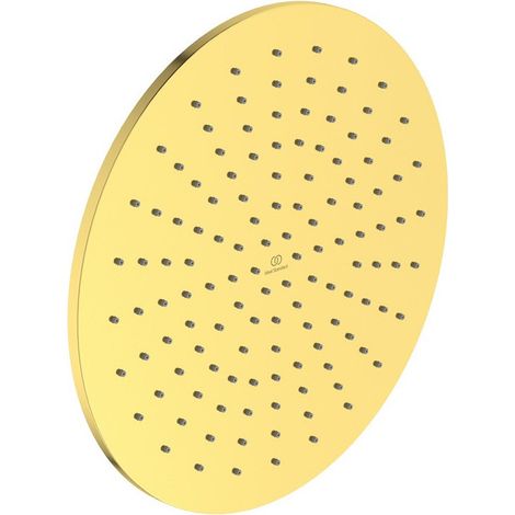Ducha de lluvia IDEALRAIN redonda, d : 300 mm dorado cepillado IDEAL STANDARD