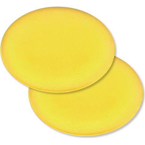2x Tampon mousse applicateur produit nettoyage polissage lustrage carrosserie cuir plastique voiture moto bateau (1/5)