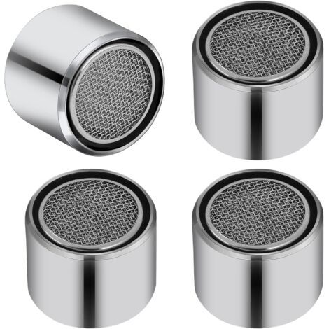 Set of 4 M22 Faucet Aerators for Sink, Female Thread, Kitchen Sink Aerator, Faucet Filter with Seal for Bathroom (1/5)