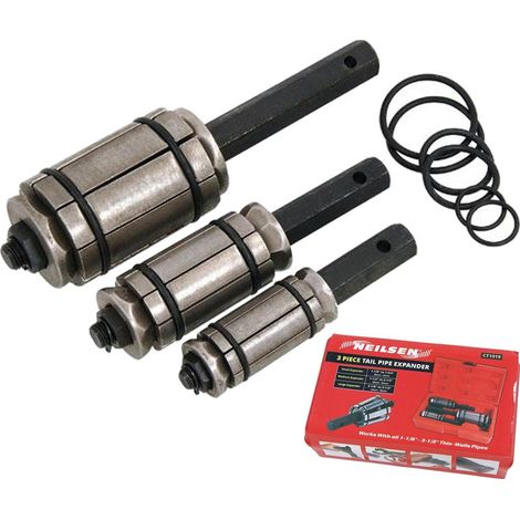 Neilsen 3pc Exhaust Muffler Tail Pipe Expander Pipe Stretcher Tool Set