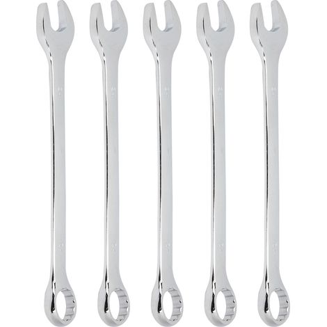 Ensemble de 5 clés à cliquet double usage, clé pentalobe à extrémité ouverte, outils à main 24 mm (1/5)