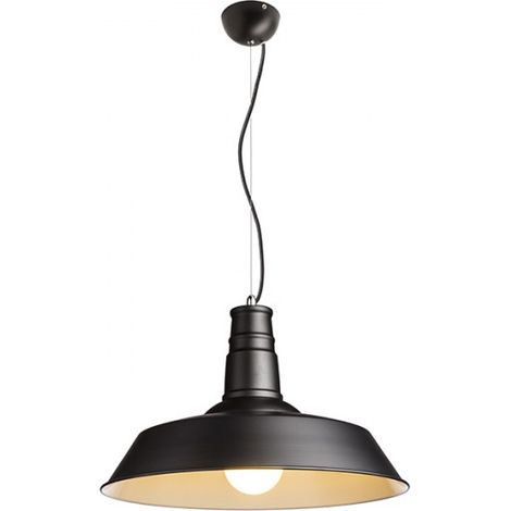 Lampadario lampada GOLDIE 46 a sospensione nero/bianco 230V E27 42W