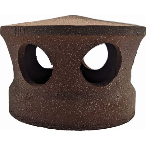 Lanterne rose-noir-blanc Chapeau Ventilation tuile douille Passage d 150 mm