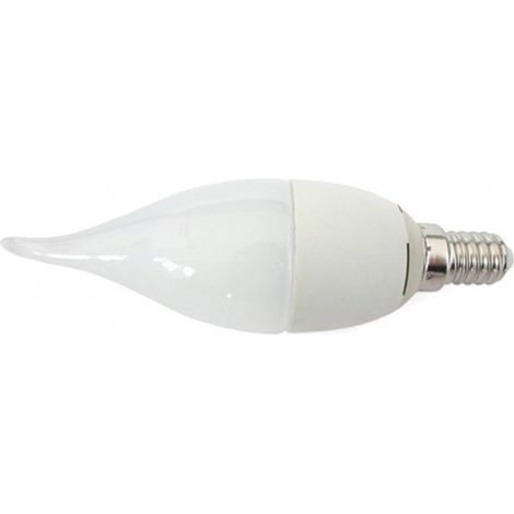 Lampada A Led E14 CF37 5,5W Neutro 4000K Forma Candela Fiamma Colpo Di Vento 240 Gradi 220V SKU-118 (1/3)