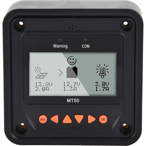 MT-50 Solarladeregler mit LCD-Display und Fernbedienung für TRACER A BN Viewstar (1/5)