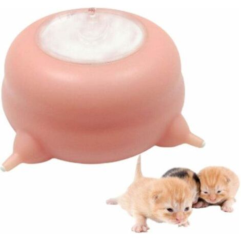 Mangeoire pour Chiots, Mangeoire à Lait pour Chiots en Silicone avec 4 tétines Dispositif d'auto-Alimentation pour allaiter Les Petits Chats et Chiens 200 ML (1/4)