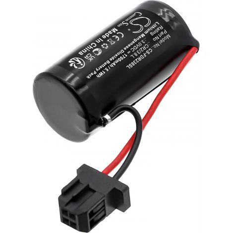 Pile 3V 1.7Ah Lithium pour Mitsubishi MELSEC Q (Q6-BAT)