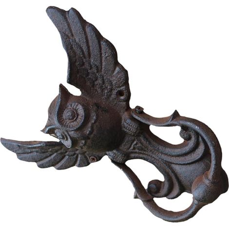 de porte vintage en fer forgé style américain ornée d une