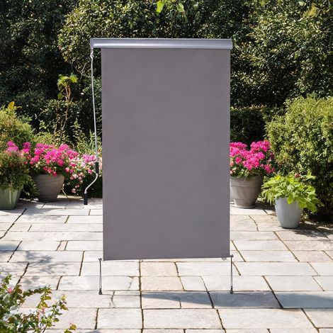 Store vertical pour balcon 120 x 200 cm en aluminium (1/5)