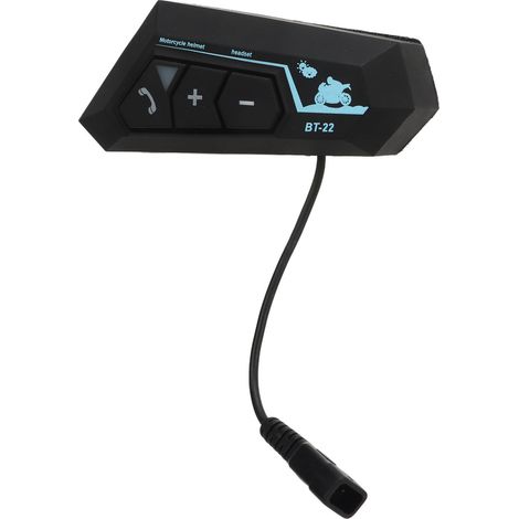 Écouteurs Bluetooth pour casque de moto avec réduction de bruit, son stéréo, communication mains libres, pour moto et activités de plein air (1/5)