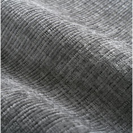 U-Form-Sofa 280x137x84 cm grau Chenille mit 2 Chaiselongues und Stauraum (1/5)