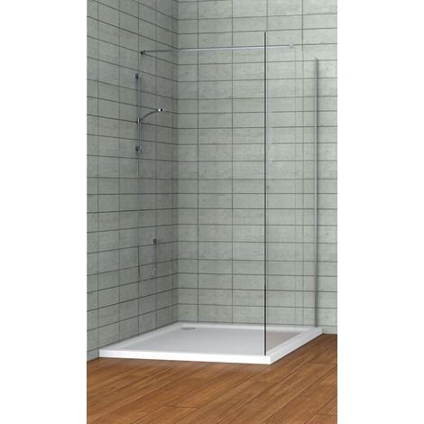 Primaster Dusch-Seitenwand Easy 6 Mix & Match 120 x 190 cm freistehend inkl. 90° Stabilisator  2077823013461