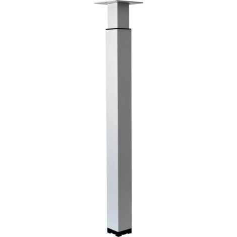 Pied de table carré Zoom - Blanc