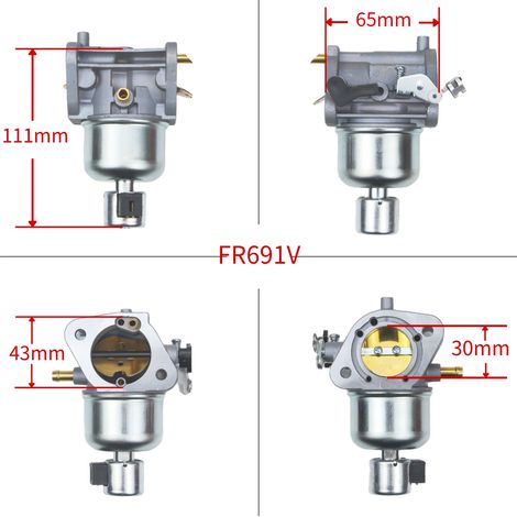 15004-0986 FR651V kompatibel mit Kawasaki FS651V, FR691V und FS691V Vergasern 0828 7062 (1/4)