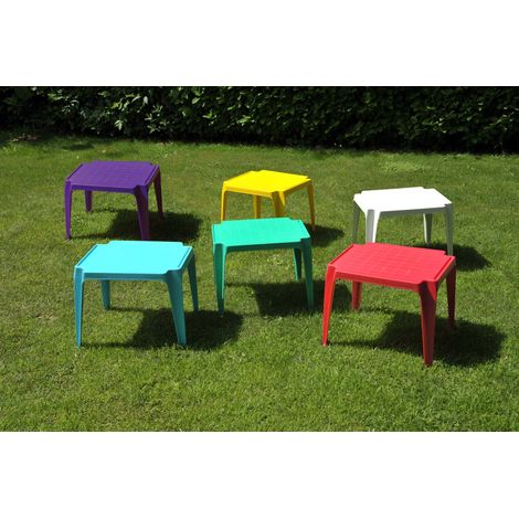 TAVOLO PER BAMBINI BABY cm. 55x50x44 h col. Blu