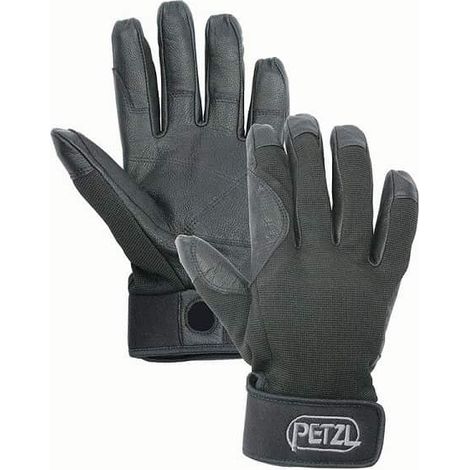 PETZL Gants légers CORDEX - K52 - Noir - 10 (XL)