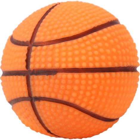Jeffergarden Balle sonore à mcher pour animaux de compagnie, 1 pièce, jouet couinant pour chien et chiot (basket-ball) (1/5)