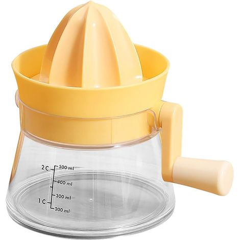 Presse-agrumes manuel ergonomique – Extracteur de jus pour citrons et oranges avec poignée confortable