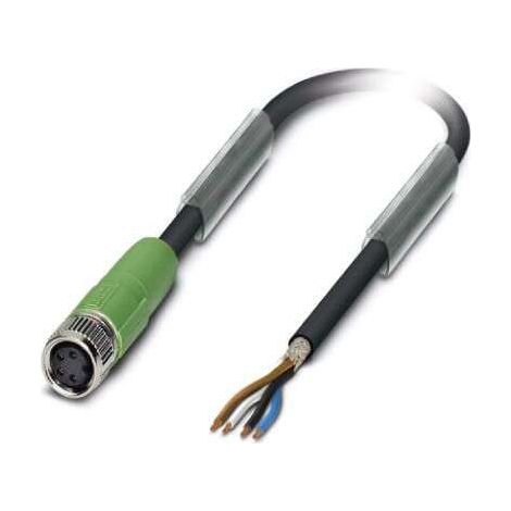 Câble pour capteurs/actionneurs Phoenix Contact SAC-4P-10,0-PUR/M 8FS SH 1521944 Contenu: 1 pc(s)