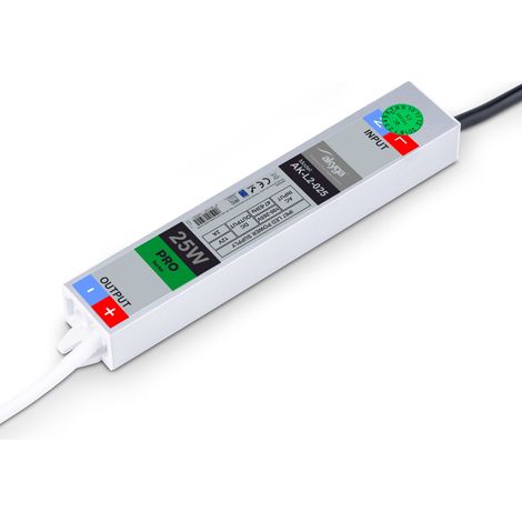 Akyga AK-L2-025 Wasserdichtes LED-Netzteil 25W 12V 2A mit interner Schaltung für LED-Streifen (1/3)