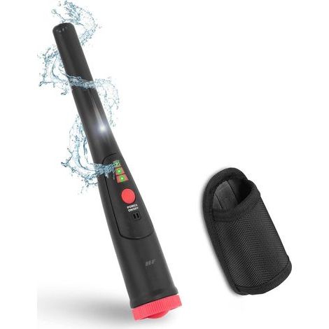 High Sensitivity Metal Detector (No Batteries),Alternative to Expensive Pinpointer,With Indicator Light and LED Lighting,360° Scan,Metal Detectors